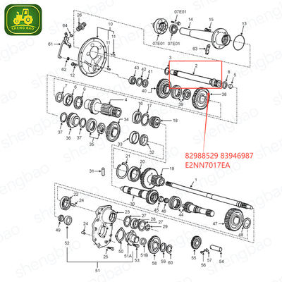 Các bộ phận hệ thống truyền tải 82988529 83946987 E2NN7017EA Cánh trục cho máy kéo