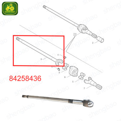 Các bộ phận trục phía trước 84258436 nửa trục cho máy tải backhoe