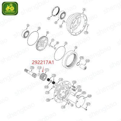 Các bộ phận trục phía trước 292217A1 Sun Gear 29T cho máy nạp lưng