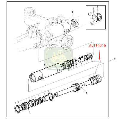 Các bộ phận lái và phanh AL114016 AL166294 Bộ niêm phong cho máy kéo