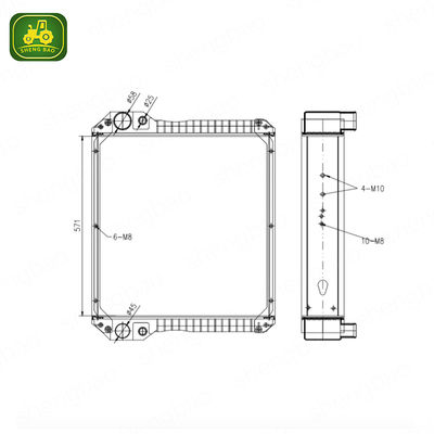 Phụ tùng động cơ 87410096 87410098 Bộ tản nhiệt Dành cho Máy xúc lật