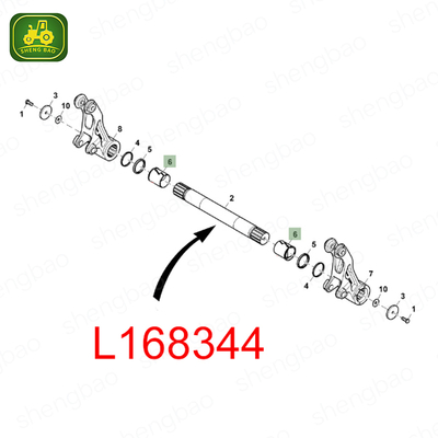 Axle  Parts  L168344  Rockshaft For Tractor