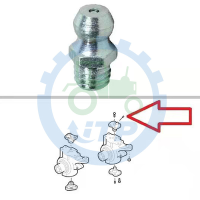 555E 575E LB90  Trục Mỡ Trục trước 321204