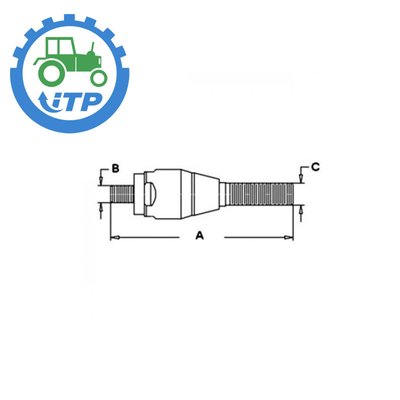 CAR49001 Bộ phận máy kéo  Ball Joint RH 2,77KG