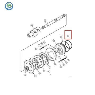 Vỏ 580SM 580SM 585G 586G 588G O Ring 308036A1 6193403M1